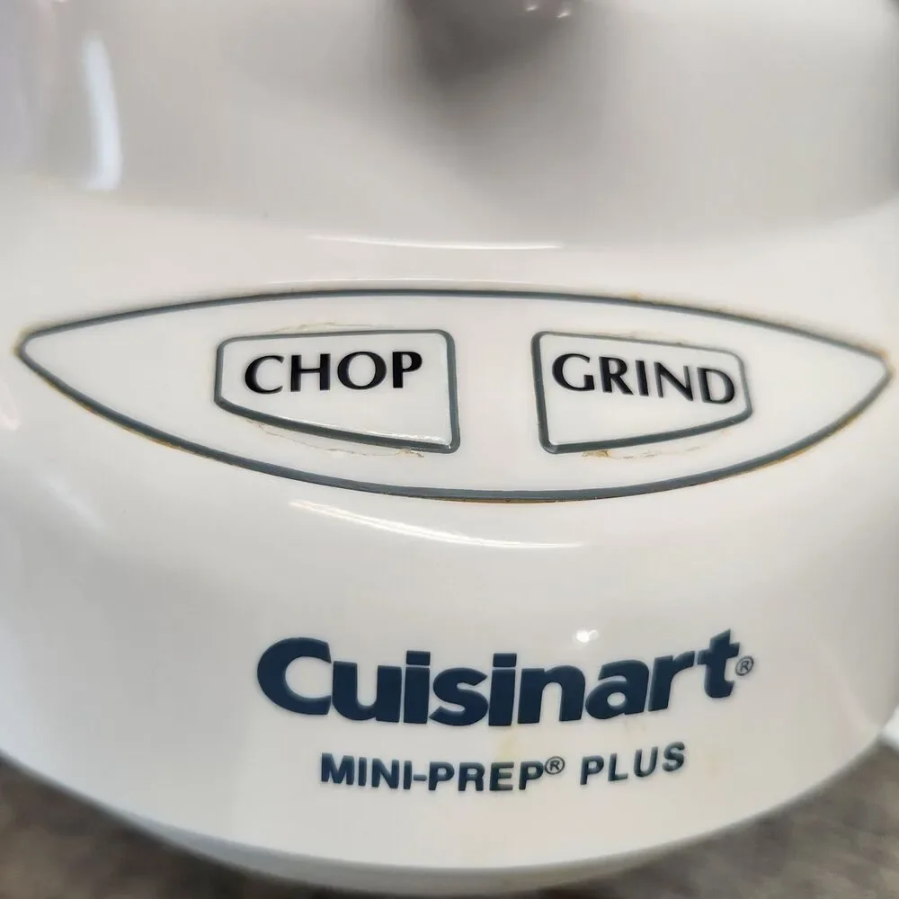 Cuisinart Mini-Prep Plus Food Processor 3 Cup White Tested Cleaned Model DLC2A